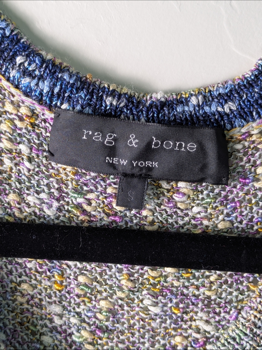 rag & bone Naomi Sweater Slouchy Boucle Stretchy Everyday Essential Sz:S - Picture 3 of 13